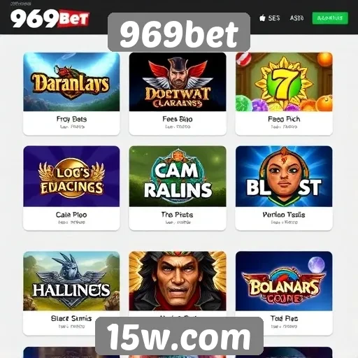 Análise das opções de jogos disponíveis no site 969bet